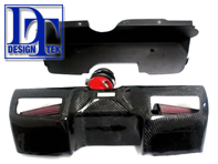 Air Induction Kit Y-System and Carbon Cover for Porsche 997 MKII Carrera C2/4  DesignTek